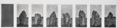 Megalithic Stone Alignments, Original Charcoal & Graphite Contemporary Landscape