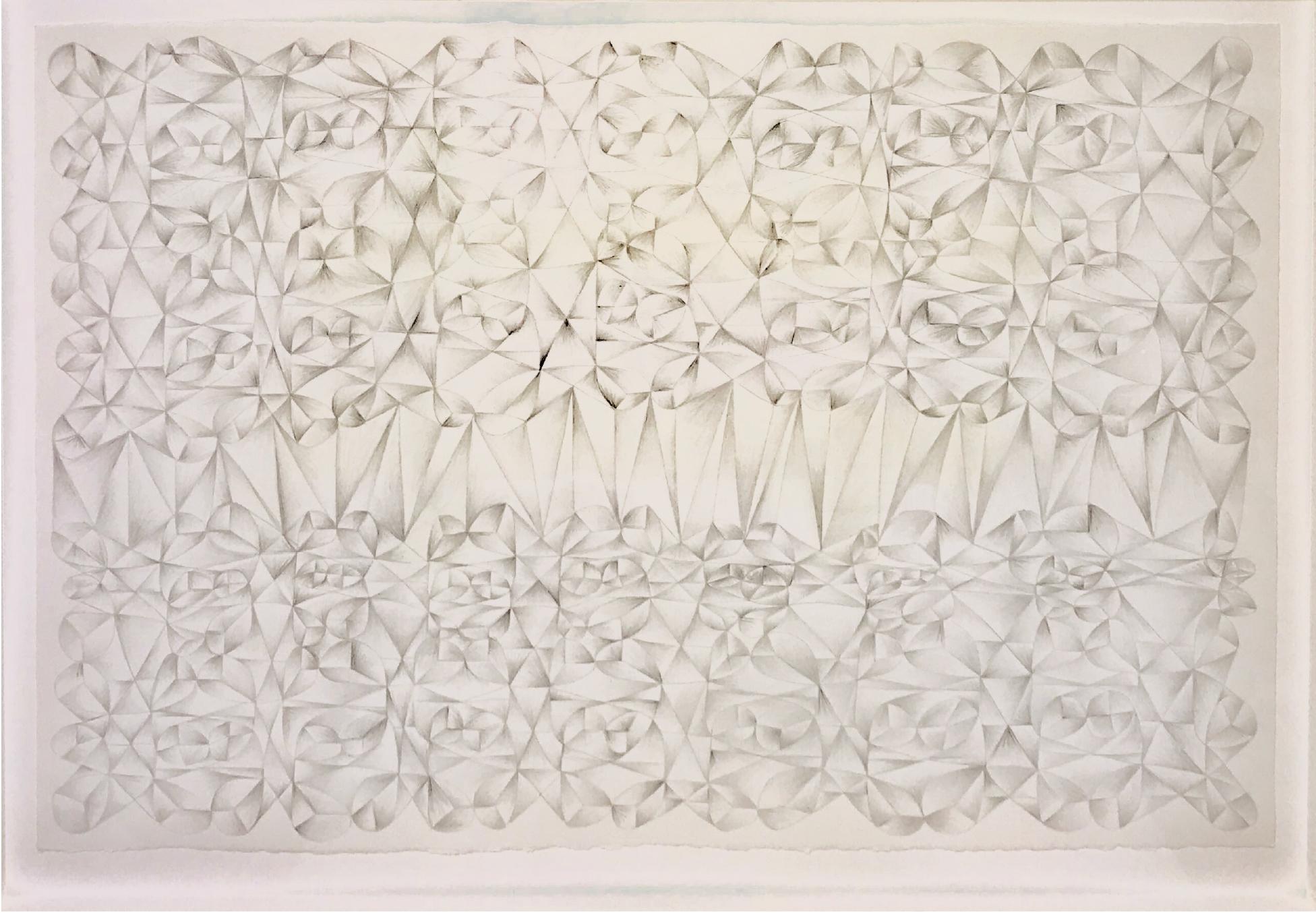 Kunihiko Maehara Abstract Drawing – Glacier-Glasur