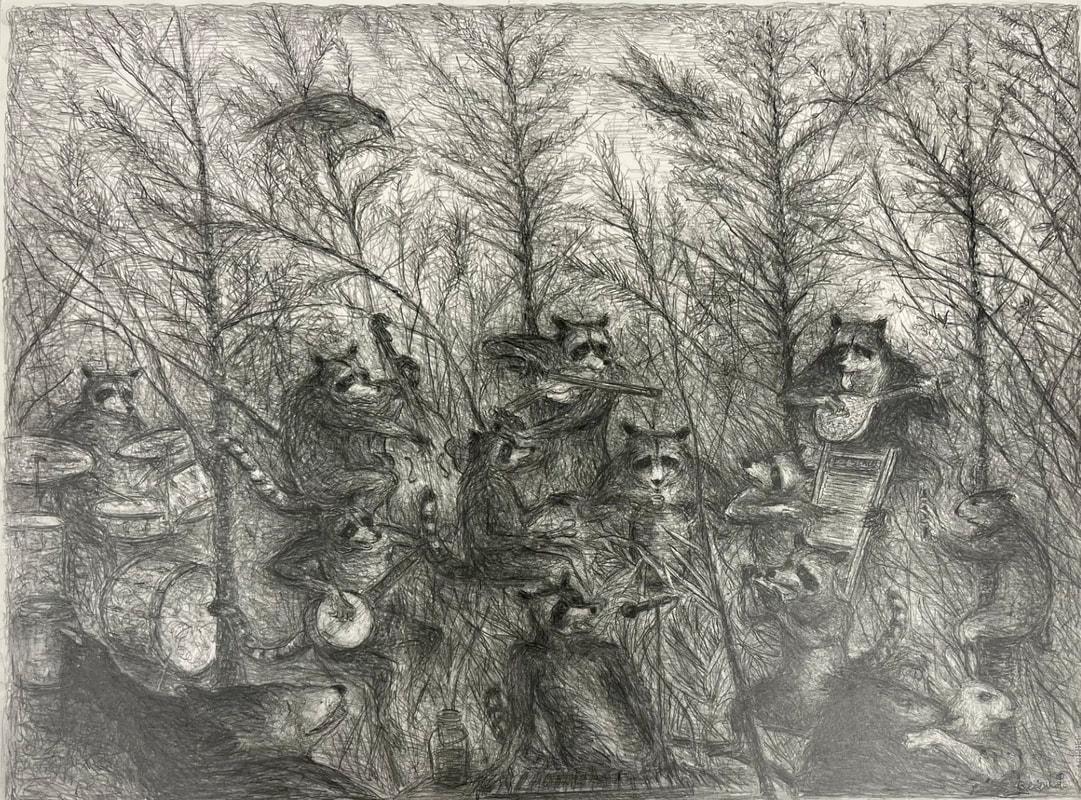 Larry Blizard Animal Art - The Aboreal Octet