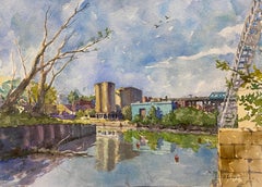 Canal and Silos
