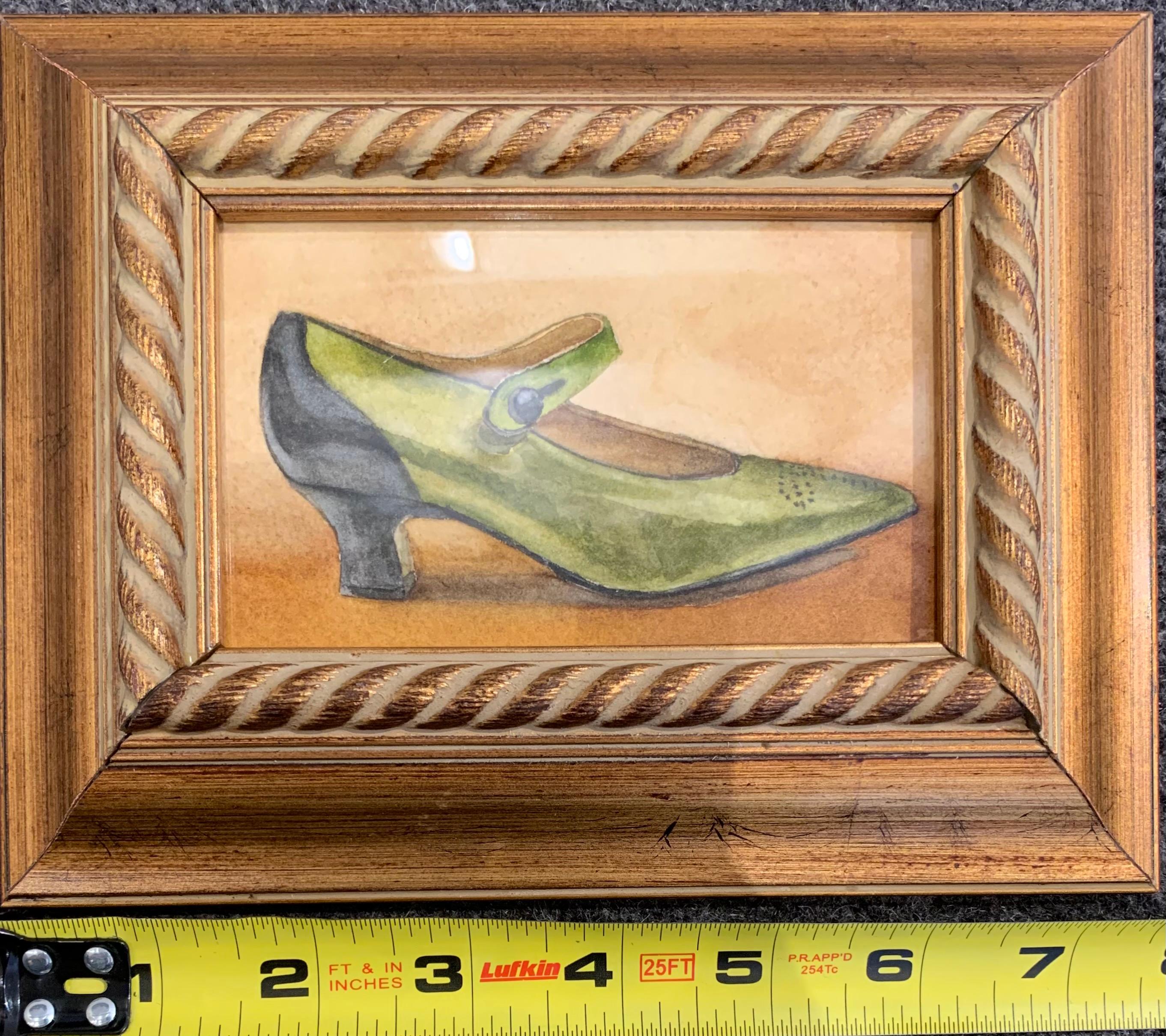 #Shoe, framed - Art by Russ Havard