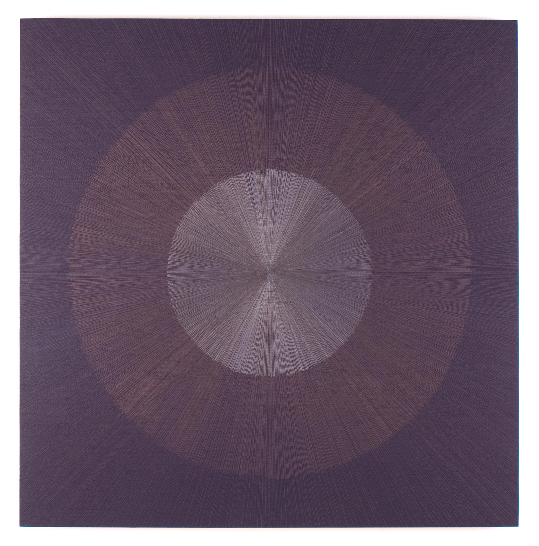 Jonathan Higgins Abstract Drawing - Untitled II (dark blue)