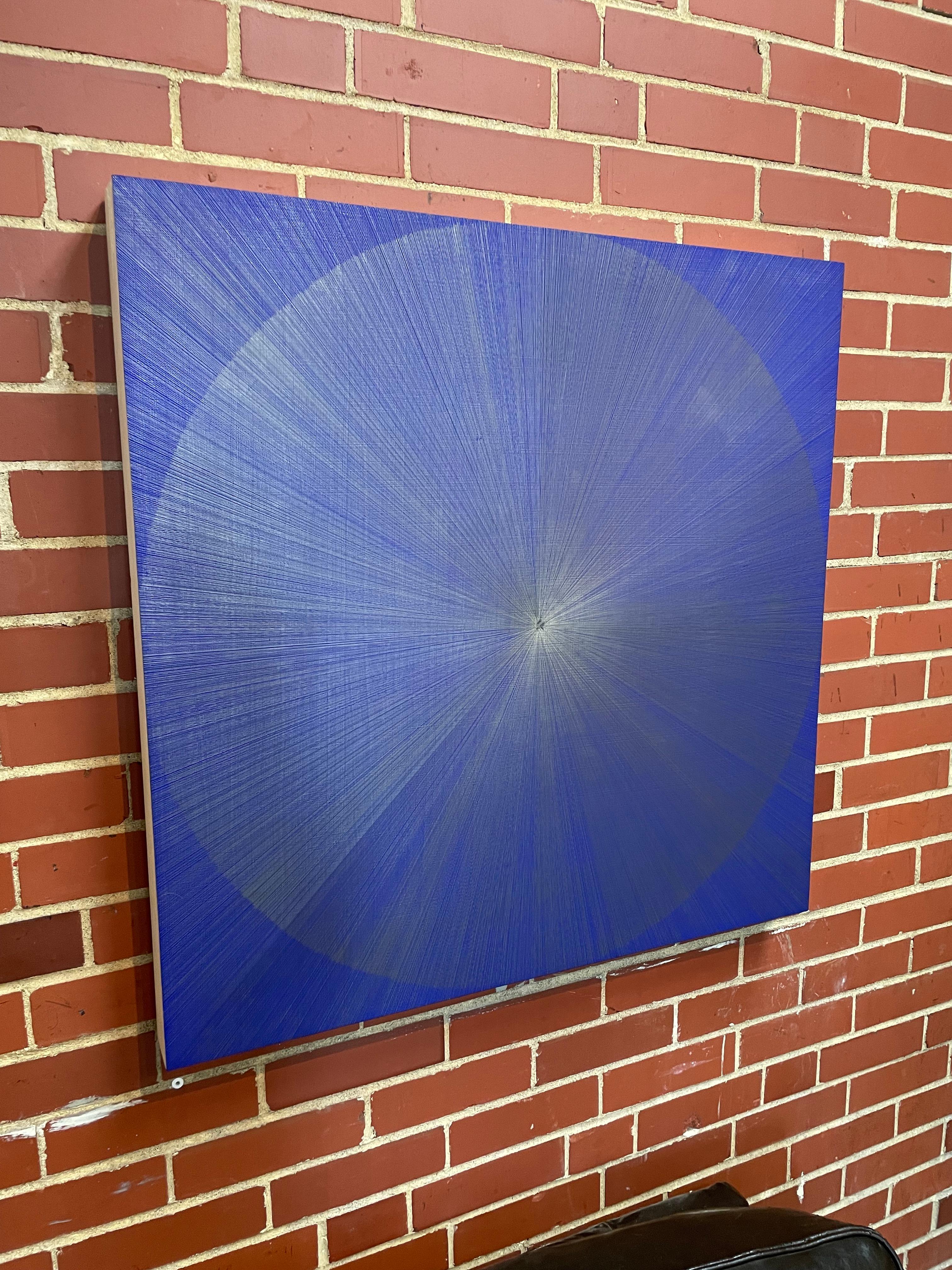 Ohne Titel III (blau) (Minimalistisch), Art, von Jonathan Higgins