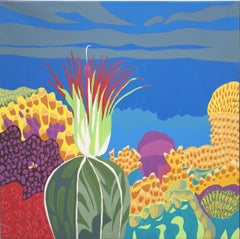Oil on Canvas "Botanic Studies", 2020 by Simon Habicht