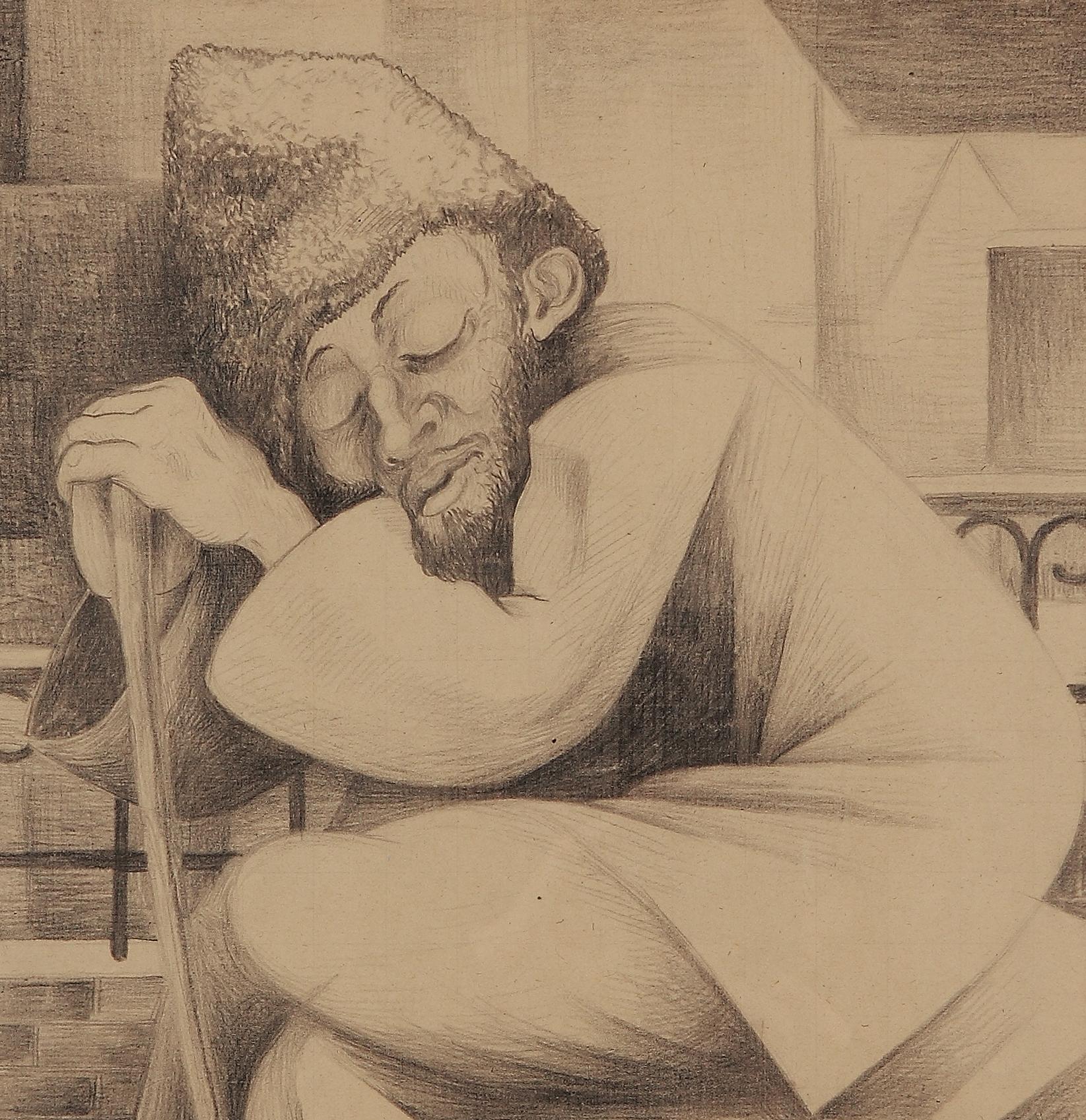 « Der eingeschlaffene Bettler » (Le berceau endormi) de Hans Brass, 1946 en vente 2