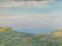 "Monhegan Island, Maine, " Edward Dufner, American Impressionism Landscape View