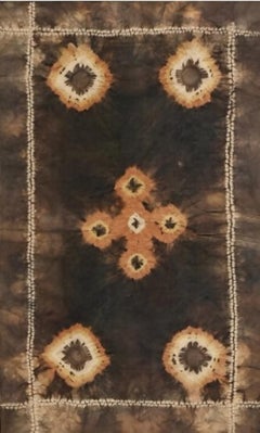 "Halloween" Blanche Lazzell, Batik Abstract Textile Composition, Cloth Dyeing