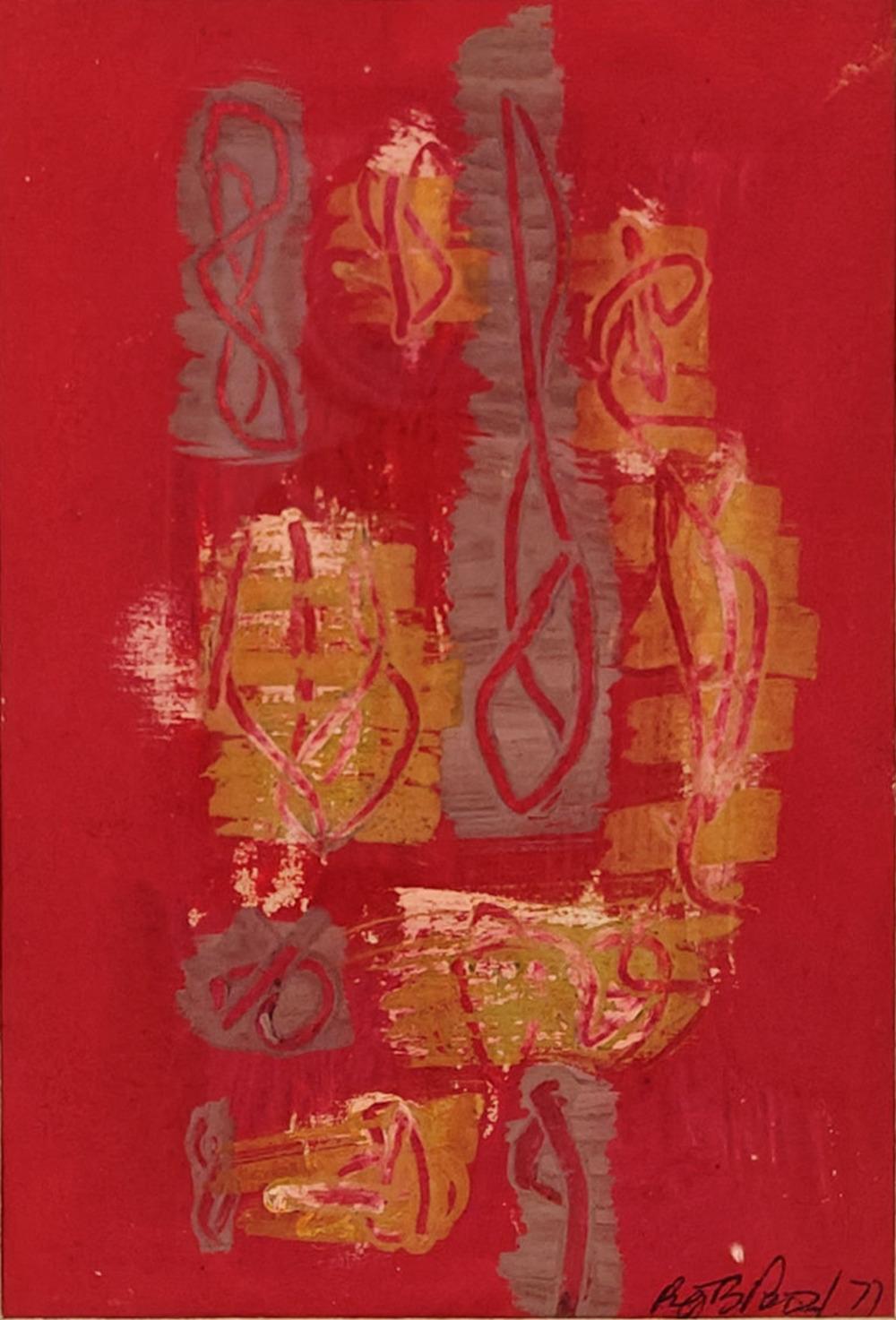 Untitled Betty Parsons, 1977, Femme expressionniste abstraite du milieu du siècle dernier