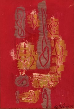 "Sin título" Betty Parsons, 1977, Expresionista abstracta femenina de mediados de siglo