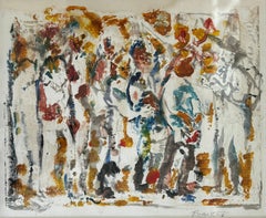 „The Gathering“ Theresa Bernstein, Abstrakte Figuren, Ashcan School Artist