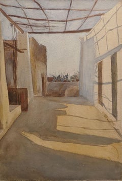 "Capri" Emily Sargent, Impressionist Sunlight, Southern Italian Landscape