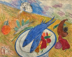 Papel Dibujos Figurativos y Acuarelas