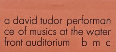 "John Cage, Earl Brown Black Mountain Invitation" John Cage, Conceptual