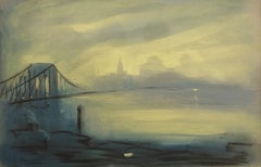 Modern Figurative Drawings and Watercolors
