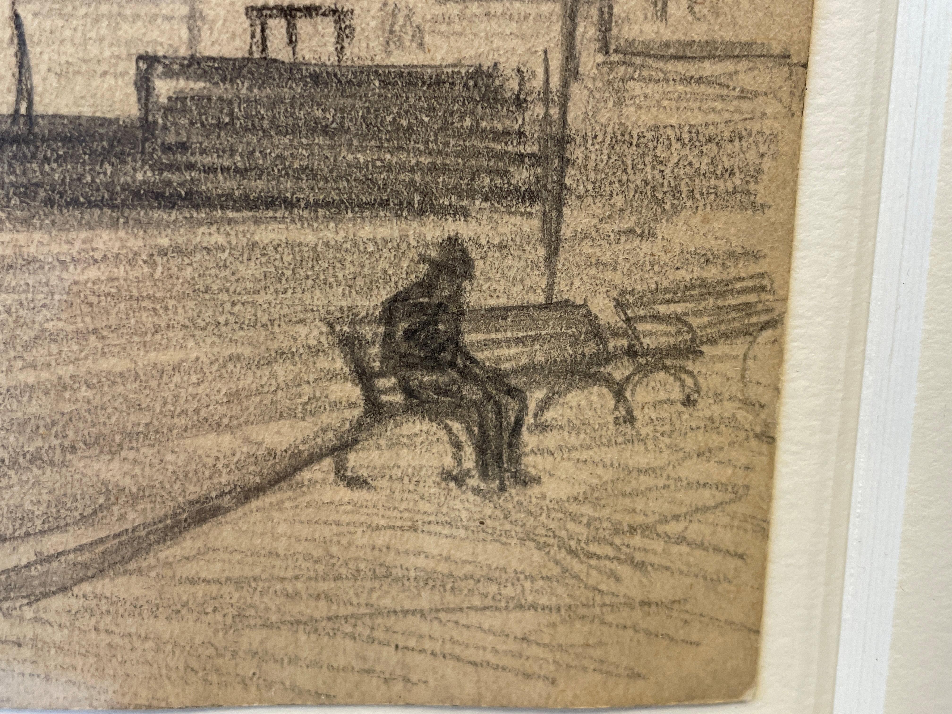 « 42nd Street from Bryant Park » (42nd Street de Bryant Park), George Ault, Cityscape, New York Precisionism 4