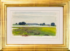 "Sheepshead, Brooklyn, Long Island" Oscar Bluemner, acquerello modernista