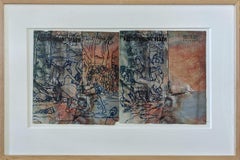 "Untitled" Bob Thompson, Figurative Work on Paper, Black Abstract Artist