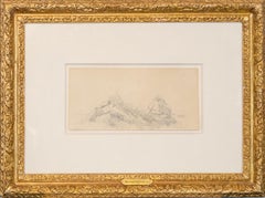 „Study off Newport, Rhode Island“ John Singer Sargent Zeichnung, Impressionismus