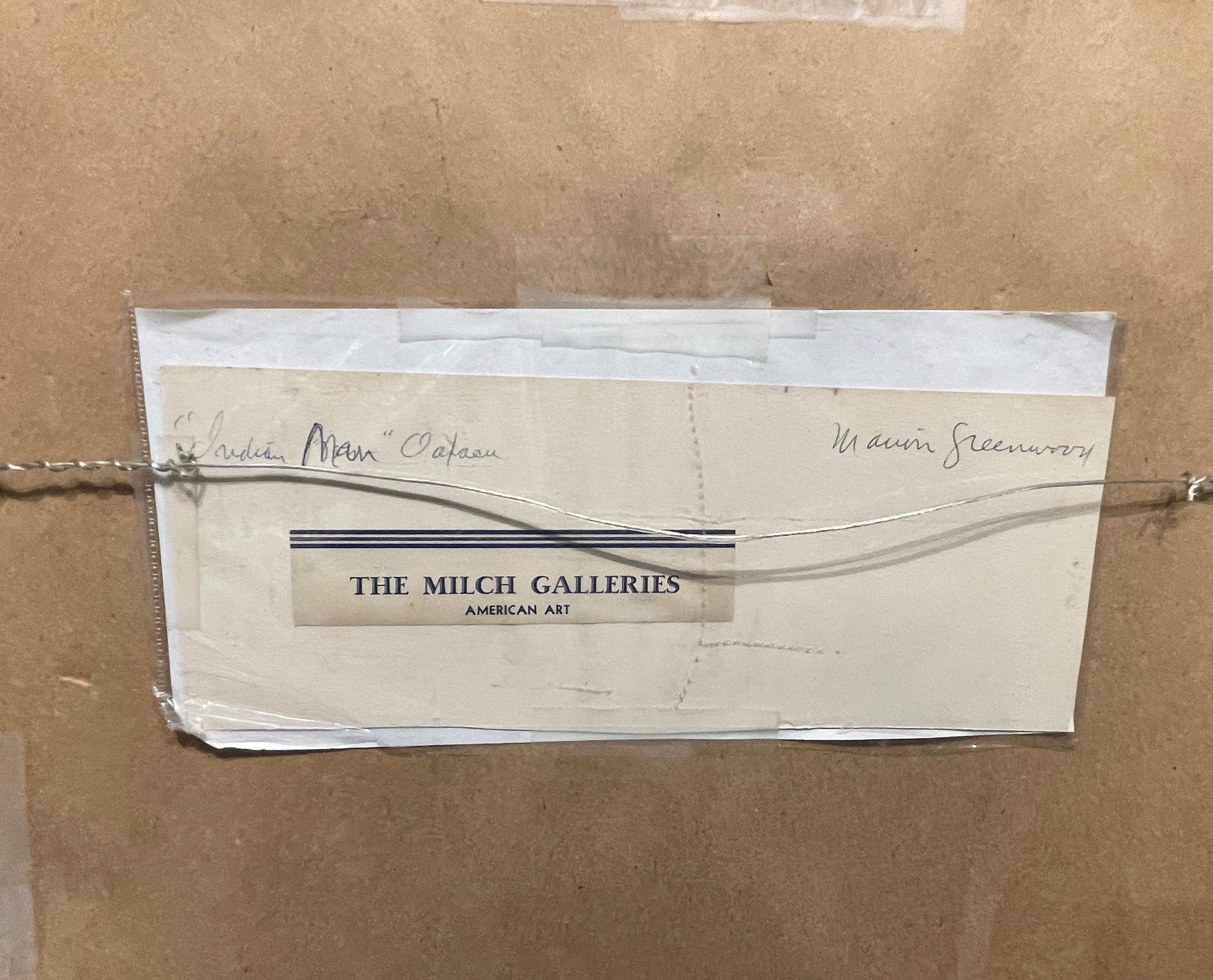 „Zapotecan“ Marion Grünholz, Indigene mexikanisches figuratives Aquarell 3