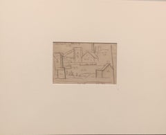 "East Providence" Oscar Bluemner, Drawing of East Providence, Architectural