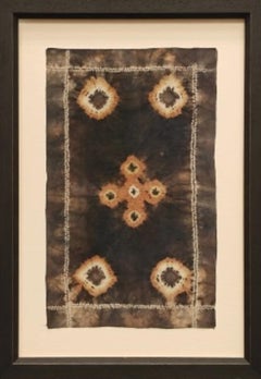 "Halloween" Blanche Lazzell, Batik Abstract Textile Composition, Cloth Dyeing