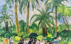 "Families near Seville, Spain" Martha Walter, Modernist Figures in Landscape