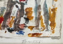 "La Reunión" Theresa Bernstein, Figuras Abstractas Artista de la Escuela Ashcan