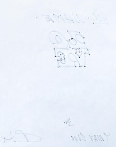 "All White Love" Robert Indiana, Pop Art, Sketch, American, Typography