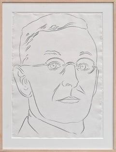"Hermann Hesse" Andy Warhol, Portrait of Author, Celebrity Portrait, Pop Art