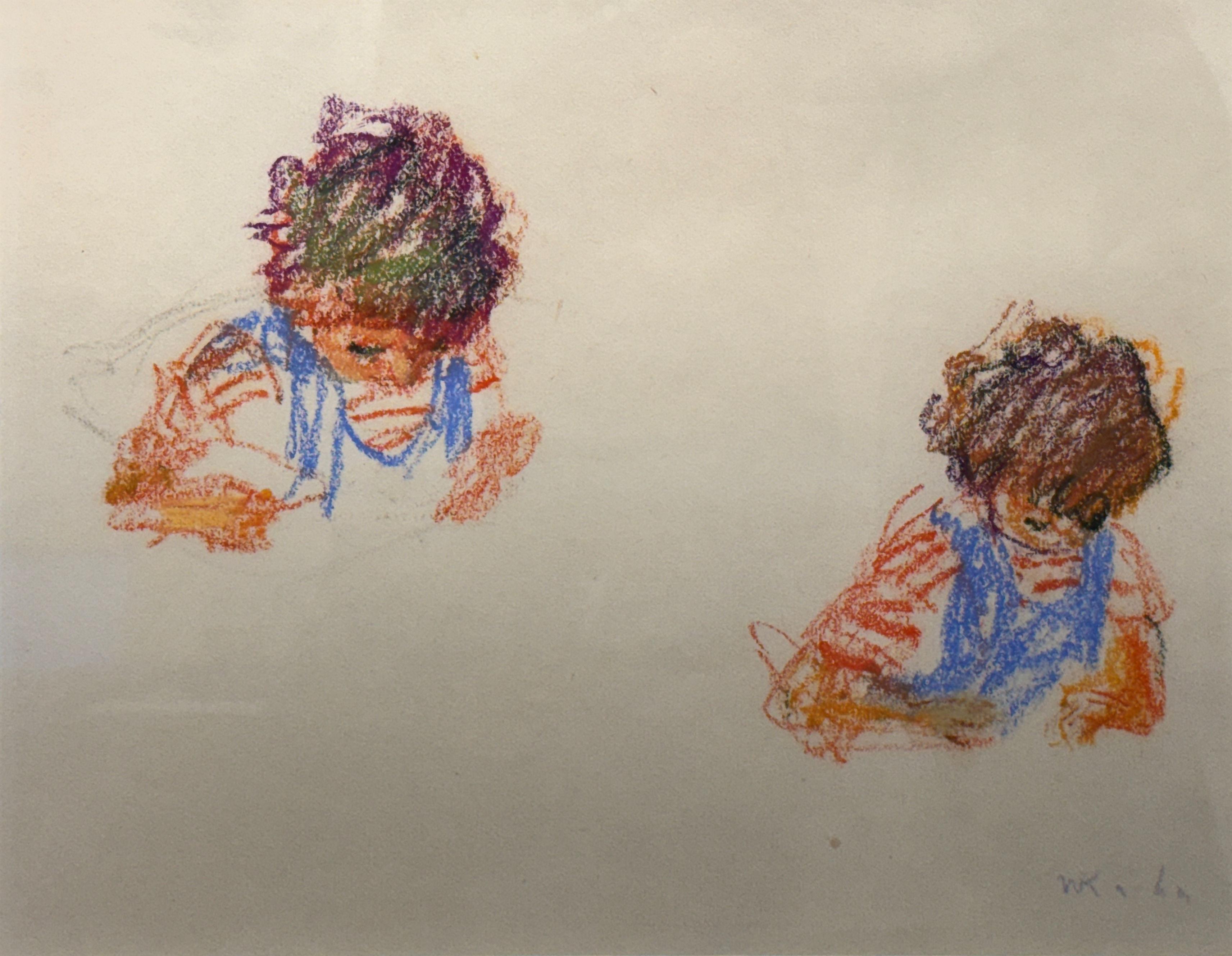 Wolf Kahn
Study of a Child
Signed lower right
Pastel on paper
10 x 13 inches


An important member of the second generation New York School, Wolf Kahn is renowned for his luminous, richly colored landscapes. Focusing on such thematic imagery as the