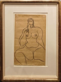 "Weiblicher Akt" Gaston Lachaise, Modernist, Sinnlicher weiblicher Akt, Weiblicher Körper