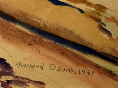 "Fabbrica lungo il fiume" Howard Daum, Paesaggio di fabbrica modernista, Industria