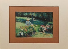 "Giardinaggio in campagna" Susan Grisell, Tulipani impressionisti in fiore