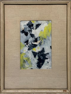 "Space Forms" Charles Green Shaw, Mid-Century, Green and White, Abstract Work