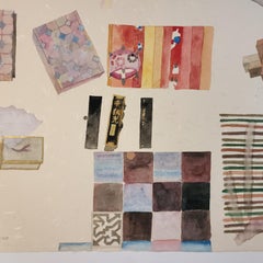 „Ohne Titel“ Elizabeth Blackadder, schottische Künstlerin, Modernistin, Kleinobjekte