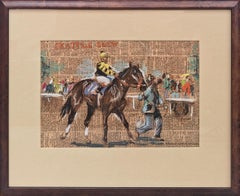 "Seattle Slew" Richard Stone Reeves, Jockey, Equestrian, Horse Racing, Newsprint