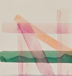 "Untitled" Piero Dorazio, Geometric Abstraction, Italian Artist, Color Field