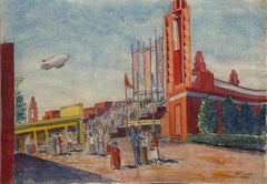 "Chicago World's Fair" Florence McClung, Künstlerin, modernistische Architektur