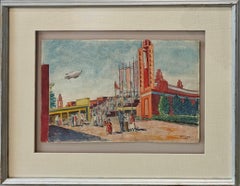 "Chicago World's Fair" Florence McClung, Künstlerin, modernistische Architektur