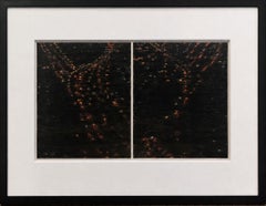 "Queens Lights at Night" Yvonne Jacquette, NYC Urban Cityscape Nocturnal Aerial