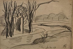 "SoHo Canal, From Hill, January 30, 1919" Oscar Bluemner, Early Modernism