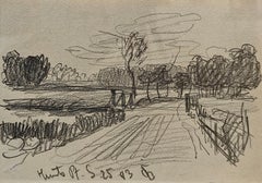 "View At Hunts Point, Long Island Hunt Pt. S25.03" Oscar Bluemner, Modernism