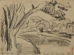 "Morris Canal E of Berkley Bridge 2-19 (Bloomfield NJ)" Oscar Bluemner