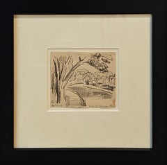 "Morris Canal E of Berkley Bridge 2-19 (Bloomfield NJ)" Oscar Bluemner