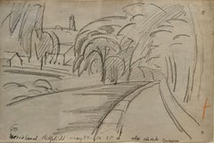 "Morris Canal, Ridgefield, NJ MAY 24-14" Oscar Bluemner, Modernist Urban Scene