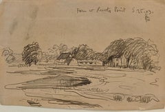 Farm at Hunt's Point (Bronx, NY), Oscar Bluemner, Modernist Farm Landscape