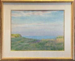 "Monhegan Island, Maine, " Edward Dufner, American Impressionism Landscape View