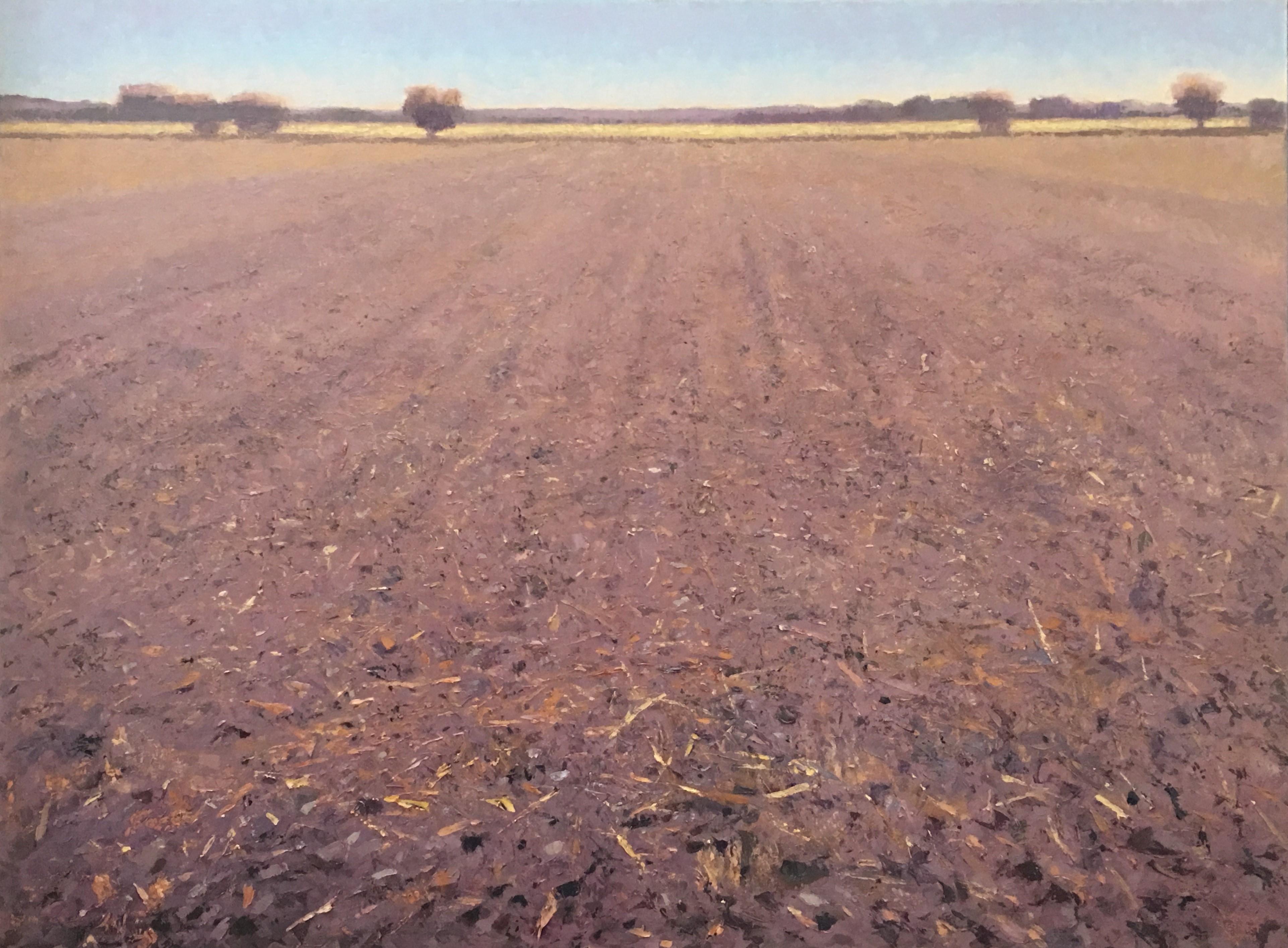 "Plowed Field" - Painting by Gary Ernest Smith
