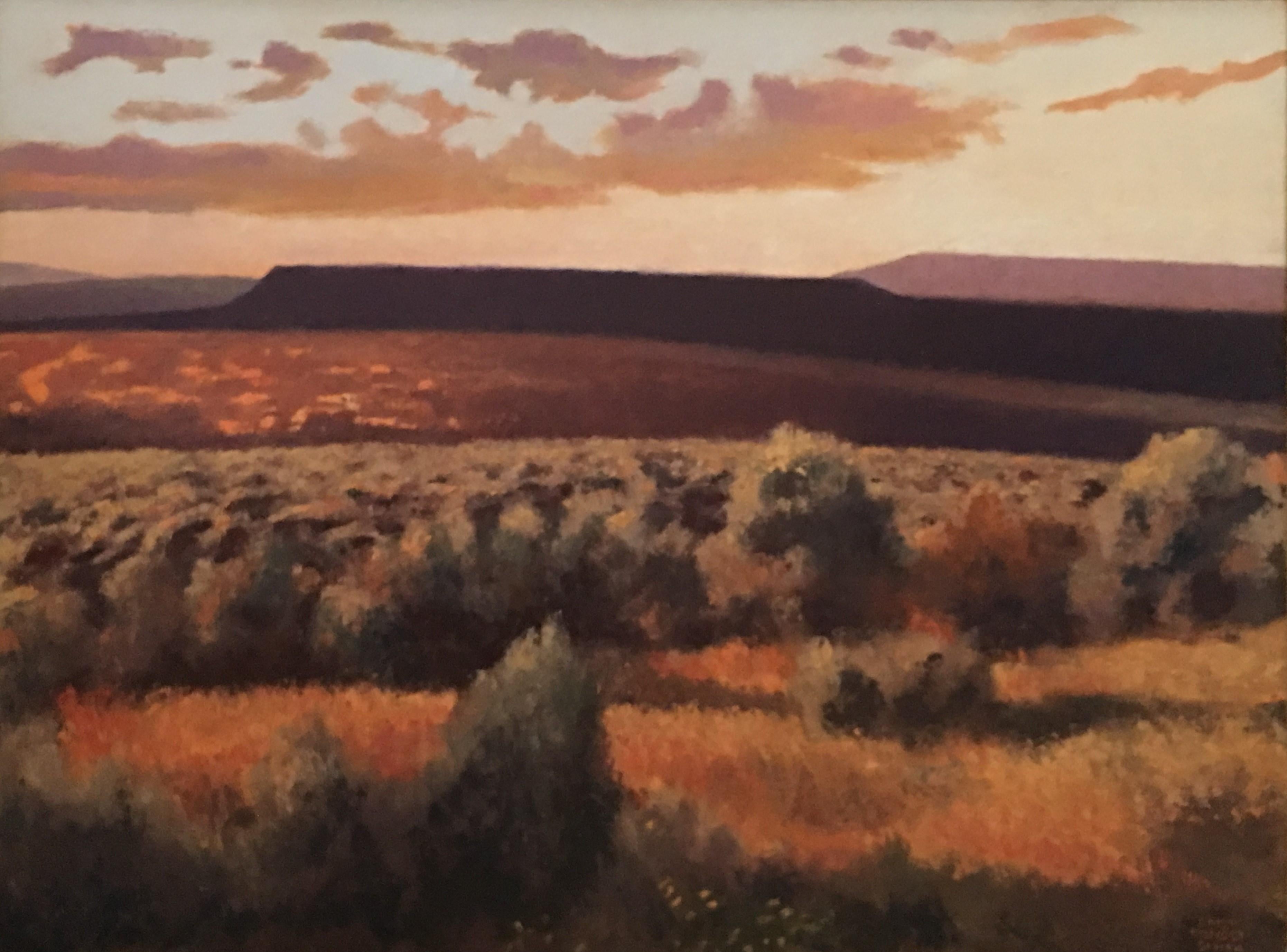 "Desert Sunset" - Painting by Gary Ernest Smith