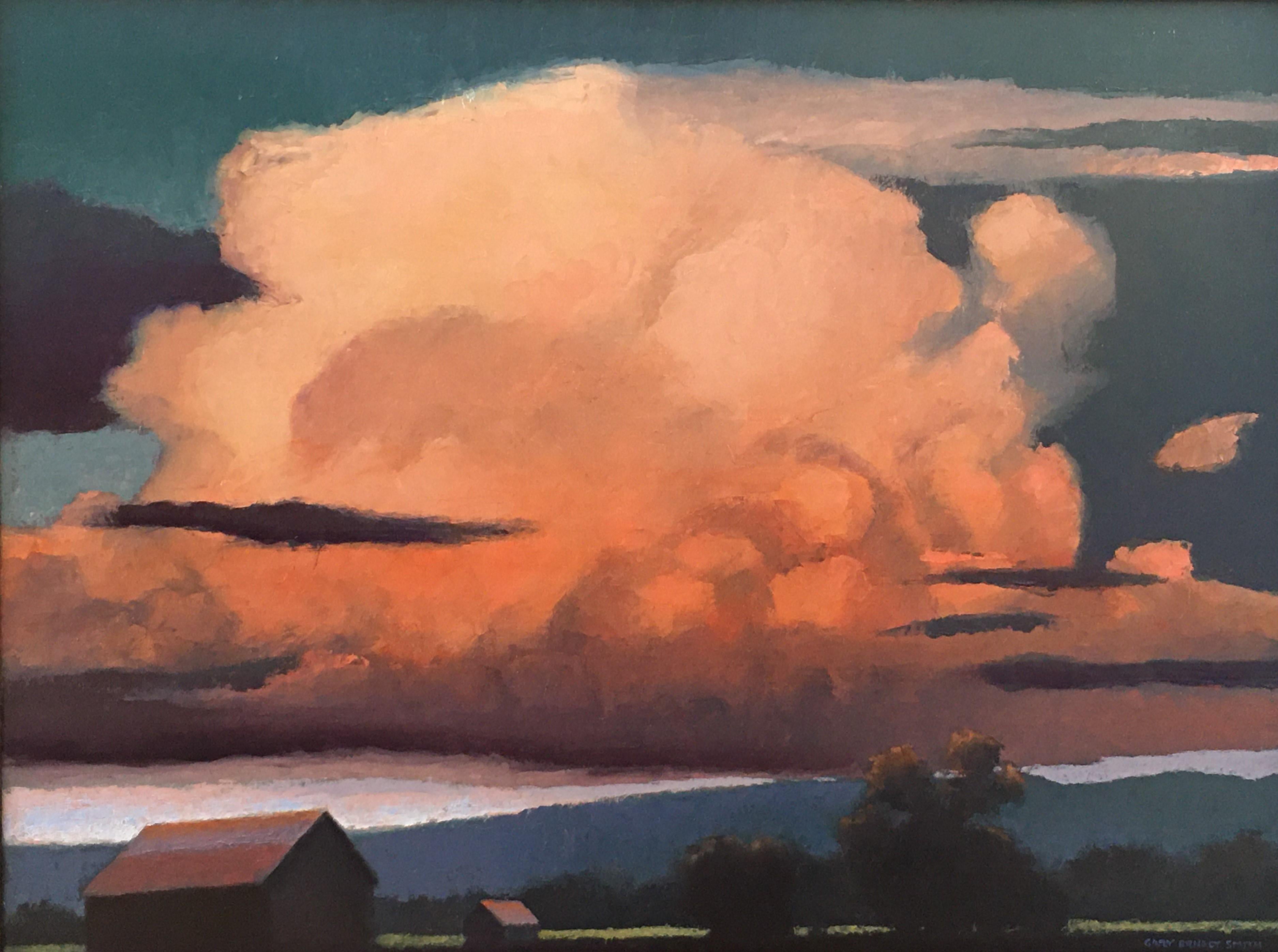 Gary Ernest Smith Landscape Painting - "Majestic Sky"